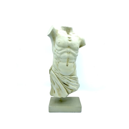 Busto romano in gesso anticato
