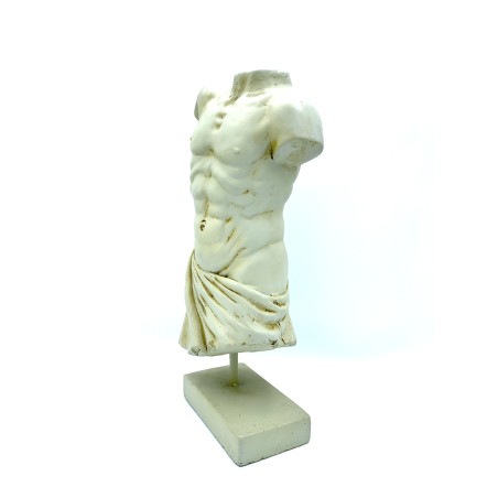 Busto romano in gesso anticato