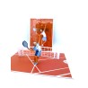 Biglietto d'auguri Origami 3D con tennista
