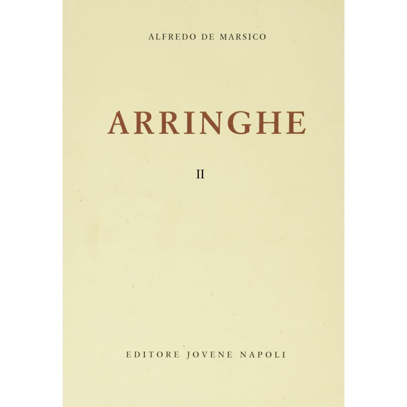 Copertina libro Arringhe Vol. II