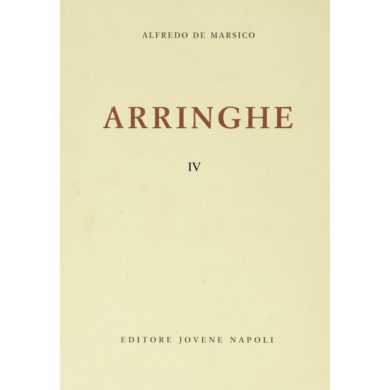 Copertina libro Arringhe Vol. IV