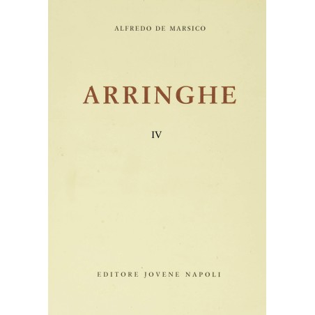 Copertina libro Arringhe Vol. IV