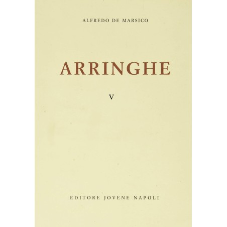 Copertina libro Arringhe Vol. V