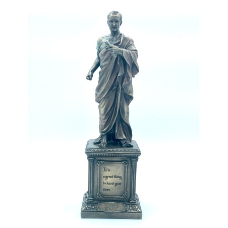 Statua di Cicerone in resina bronzata