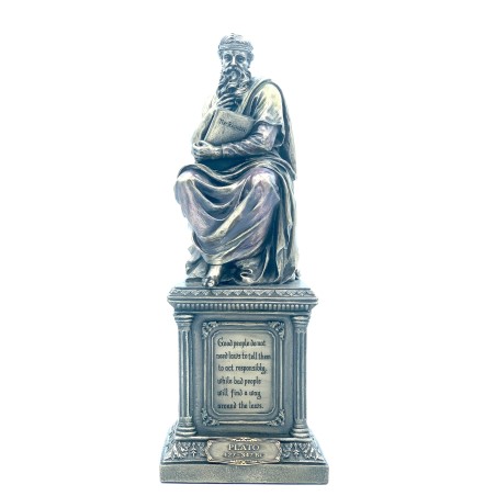 statua di Platone in resina bronzata