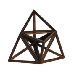 tetrahedron modellino fuoco di Leonardo