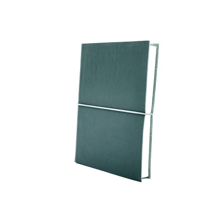 quaderno laccio elastico  cuoio medio verde