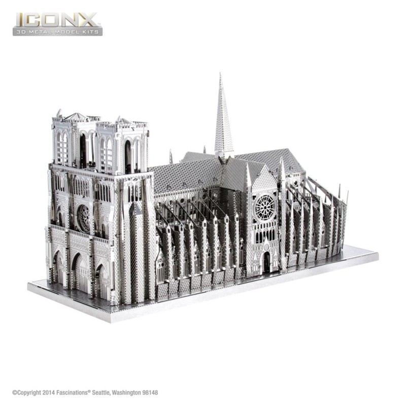 Modellino acciaio Notre Dame