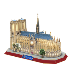 Puzzle 3D luce LED Notre Dame