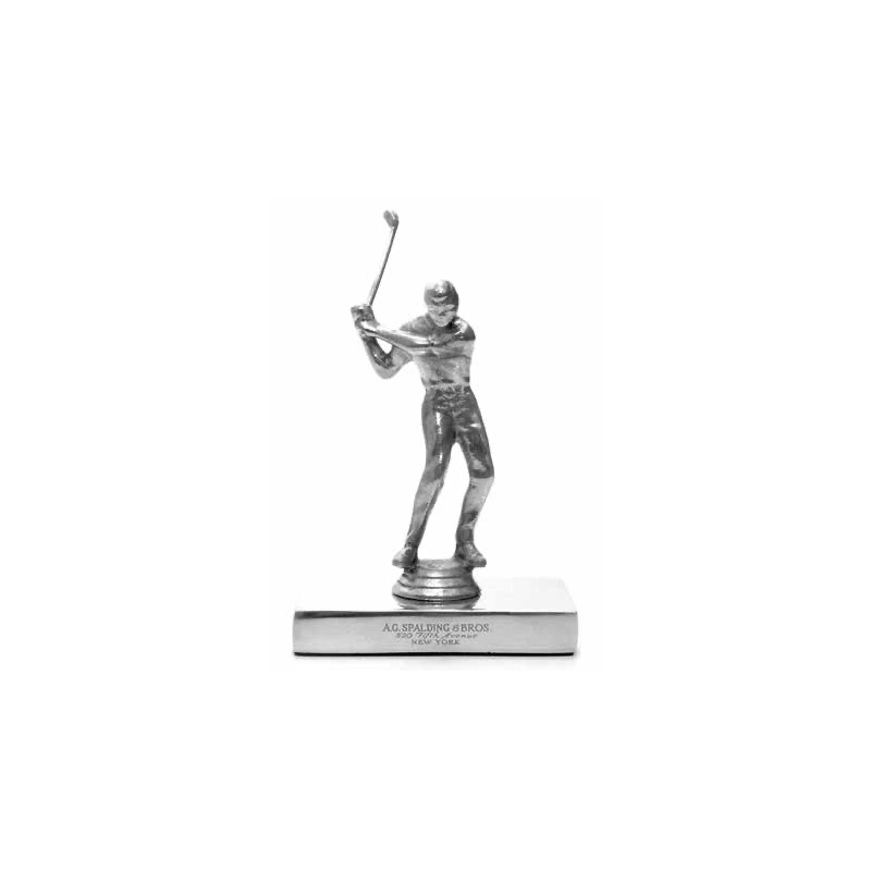 modellino giocatore golf alluminio