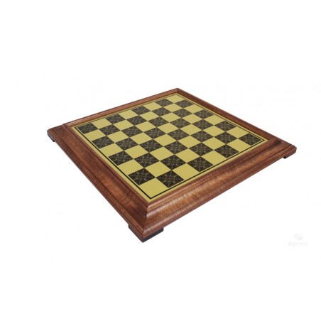 Scacchiera-legno-scacchi-metallo-fiorentino