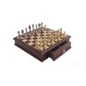 Set scacchiera in palissandro con scacchi Staunton