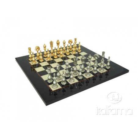 Set scacchiera in erable con scacchi Arabescato