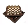 Set scacchiera con contenitore e scacchi Staunton