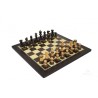 Set scacchiera in legno e scacchi intagliati a mano