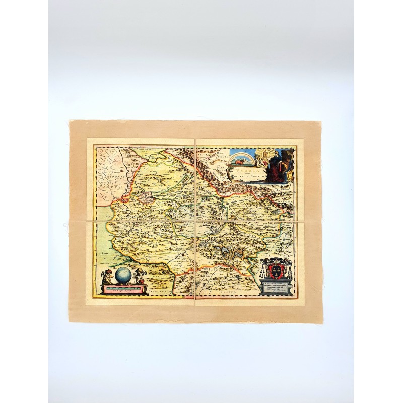Mappa antica Umbria