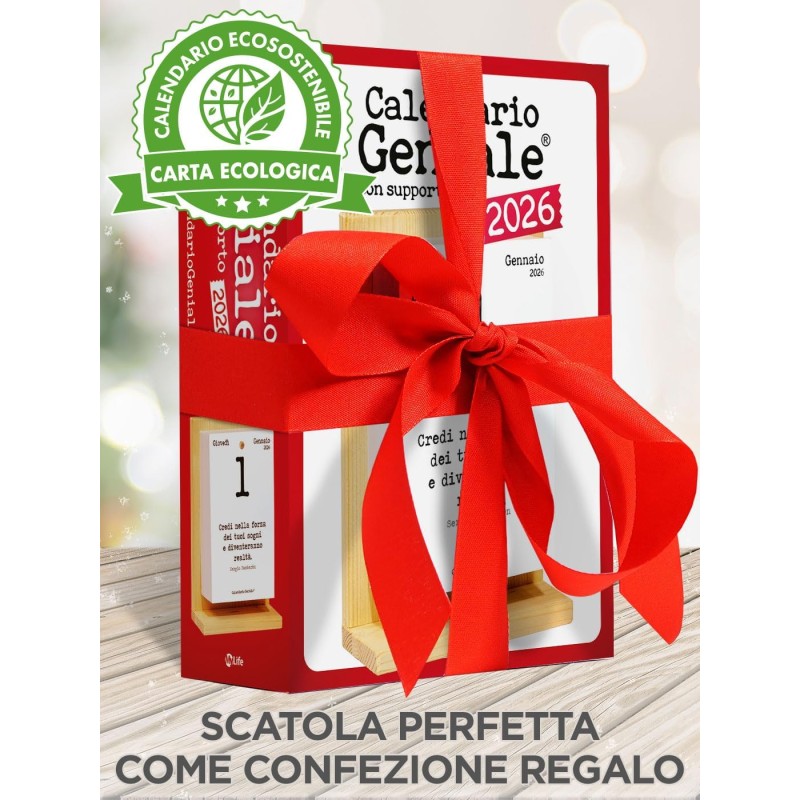 calendario geniale con supporto 2026