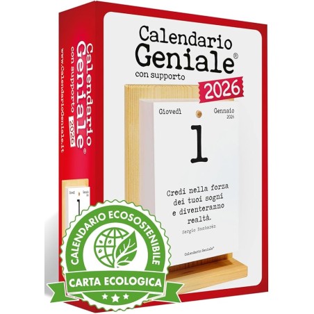 calendario geniale con supporto 2026