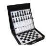 set scacchiera in marmo bianco e nero