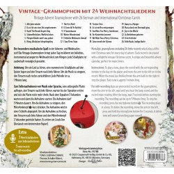 Grammofono Calendario dell'Avvento sonoro