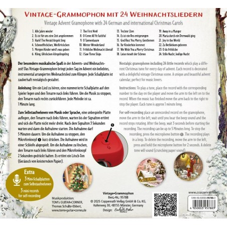 Grammofono Calendario dell'Avvento sonoro