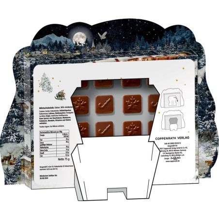 Calendario dell'Avvento con cioccolatini