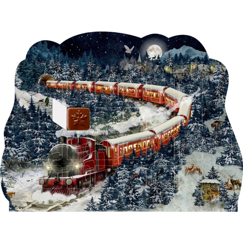 Calendario dell'Avvento con cioccolatini