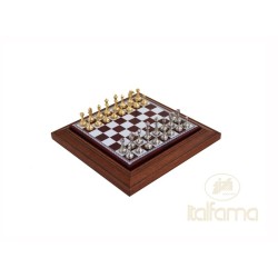 Set magnetico: scacchiera con contenitore e scacchi in metallo