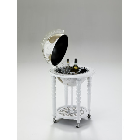 Mappamondo Elegance Bianco