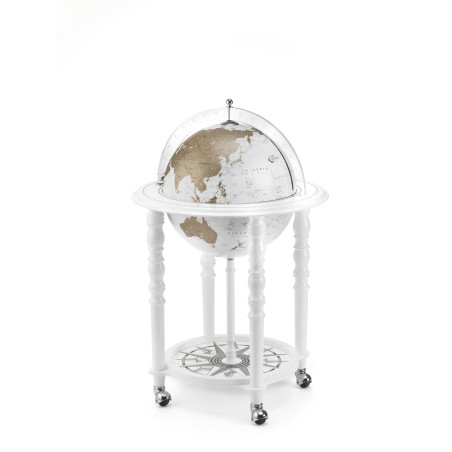 Mappamondo Elegance Bianco