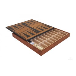 Scacchiera con contenitore backgammon e dama 35cm
