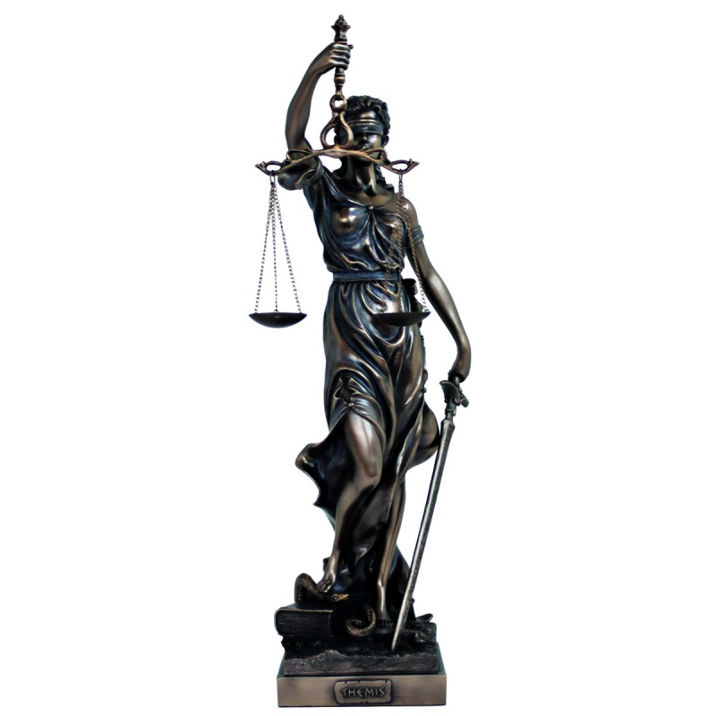 Statua Dea della Giustizia Themis grande